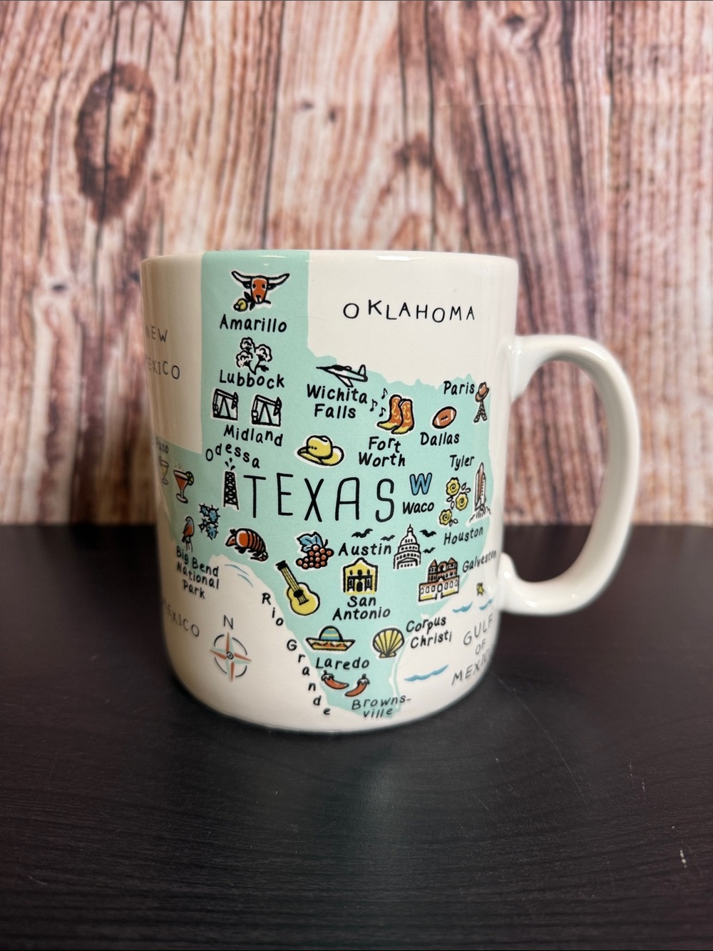 222 Fifth My Place Texas Coffee/Tea Mug 28 oz.